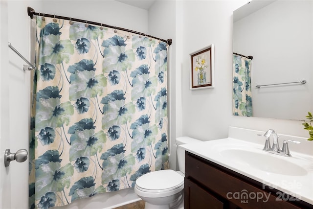 5069 Thomasville Dr, Belmont, NC 28012 - bathroom featuring vanity and toilet