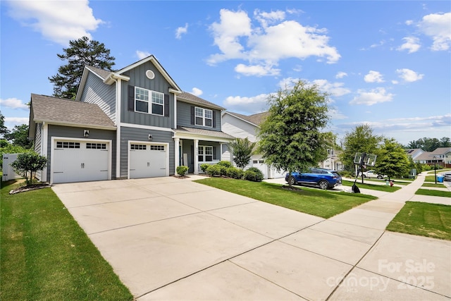 5069 Thomasville Dr, Belmont, NC 28012 - traditional home with board and batten siding, driveway, and a front yard