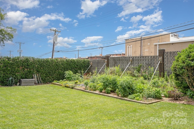 1300 Reece Rd Unit 206, Charlotte, NC 28209 - fenced backyard featuring a vegetable garden