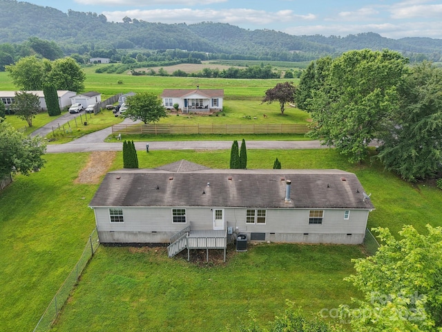 18 Sweet Briar Path Way, Hendersonville, NC 28792 - aerial view of sparsely populated area with a mountain backdrop