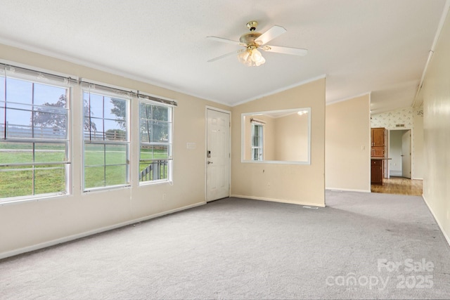 18 Sweet Briar Path Way, Hendersonville, NC 28792 - carpeted empty room featuring a ceiling fan and ornamental molding