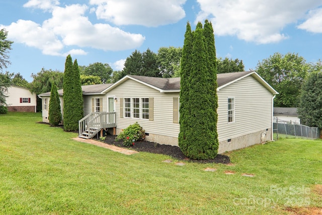 18 Sweet Briar Path Way, Hendersonville, NC 28792 - view of property exterior with crawl space and a shingled roof