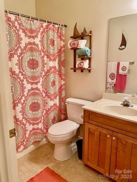 186 Stonecrest Ct, Lake Lure, NC 28746 - full bathroom featuring vanity and tile patterned floors
