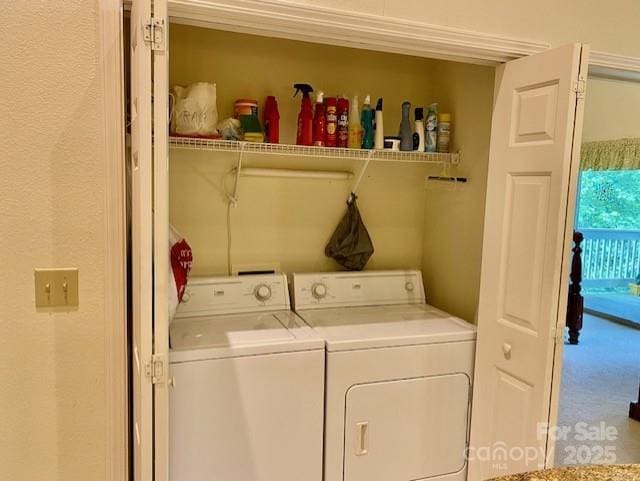 186 Stonecrest Ct, Lake Lure, NC 28746 - washroom featuring washer and dryer