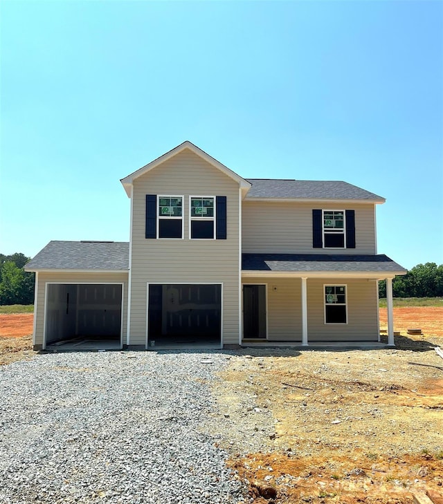 2908 Tysinger Rd, Denton, NC 27239 - view of front facade with driveway and a garage