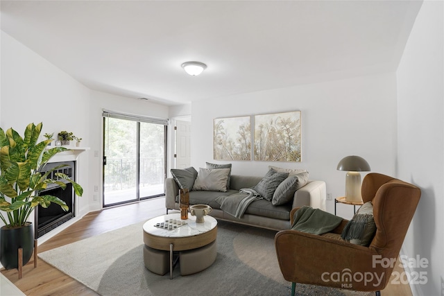 4806 Spring Lake Dr Unit D, Charlotte, NC 28212 - living area with light wood finished floors
