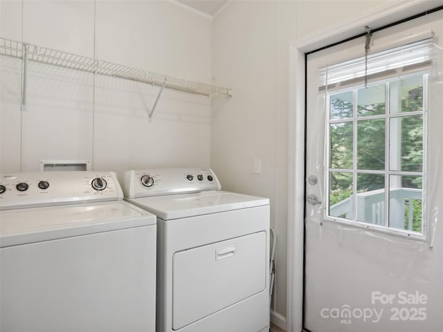 275 Bulldog Ln, Green Mountain, NC 28740 - laundry area featuring independent washer and dryer