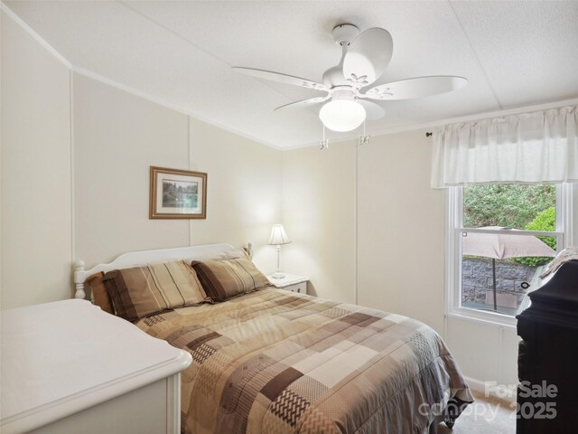 275 Bulldog Ln, Green Mountain, NC 28740 - bedroom featuring a ceiling fan