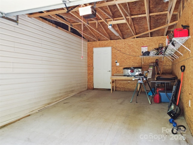 275 Bulldog Ln, Green Mountain, NC 28740 - garage featuring a garage door opener