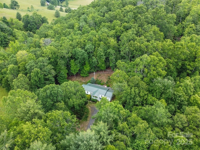 275 Bulldog Ln, Green Mountain, NC 28740 - aerial view of property's location with a heavily wooded area