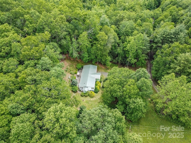 275 Bulldog Ln, Green Mountain, NC 28740 - view from above of property with a forest