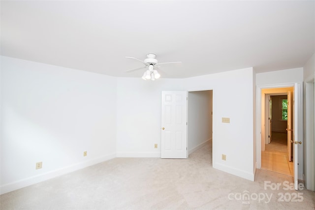 10408 Hadleigh Pl, Charlotte, NC 28210 - unfurnished bedroom with light carpet and ceiling fan
