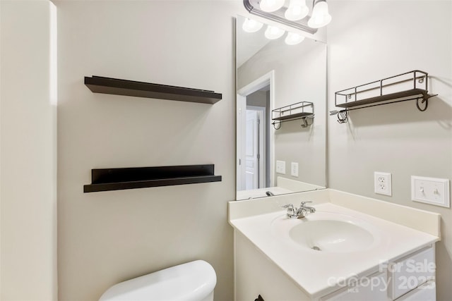 448 River Park Rd, Belmont, NC 28012 - bathroom featuring vanity and toilet