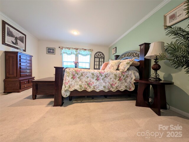 4713 White Store Rd, Wingate, NC 28174 - carpeted bedroom with crown molding and baseboards
