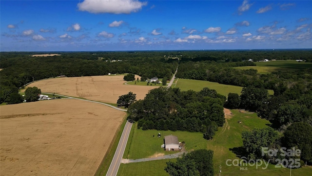 4713 White Store Rd, Wingate, NC 28174 - aerial overview of property's location with a forest and rural landscape