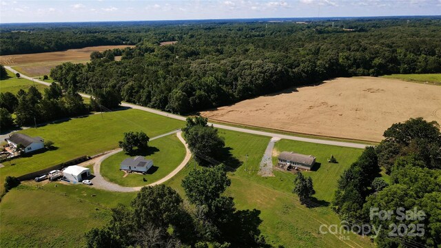 4713 White Store Rd, Wingate, NC 28174 - view of rural area with a heavily wooded area