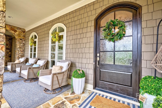 6216 N Rd, York, SC 29745 - doorway to property with a porch