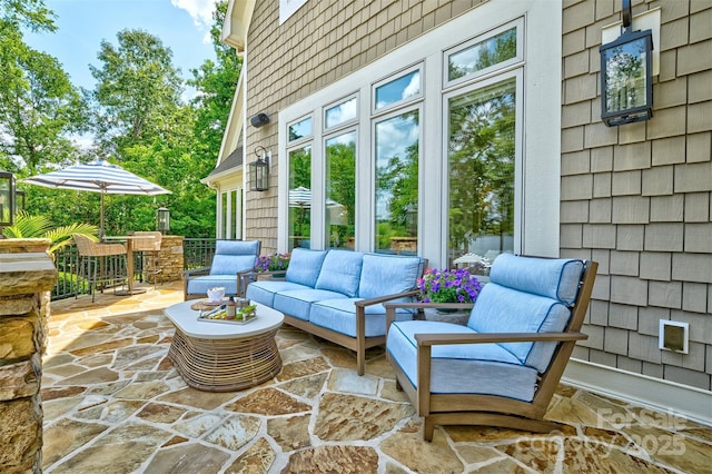 6216 N Rd, York, SC 29745 - view of patio featuring outdoor lounge area