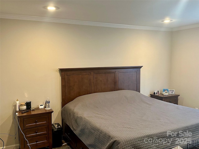 428 Long Branch Church Rd, Jefferson, SC 29718 - bedroom featuring ornamental molding and baseboards