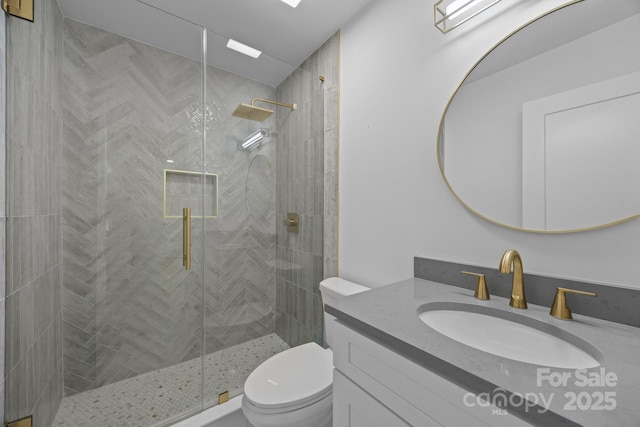 6501 Piney Path Rd, Charlotte, NC 28212 - bathroom featuring vanity and a shower stall