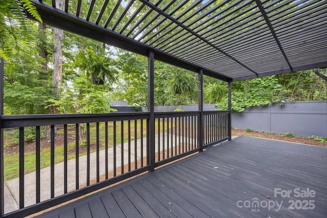 6501 Piney Path Rd, Charlotte, NC 28212 - deck featuring a fenced backyard