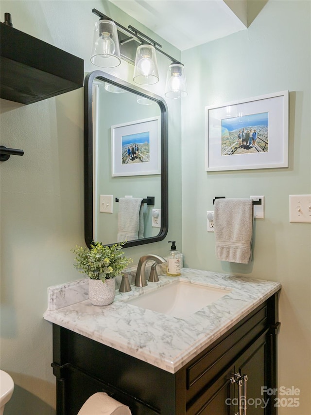 107 N Garden Ct, Fletcher, NC 28732 - bathroom featuring vanity and toilet