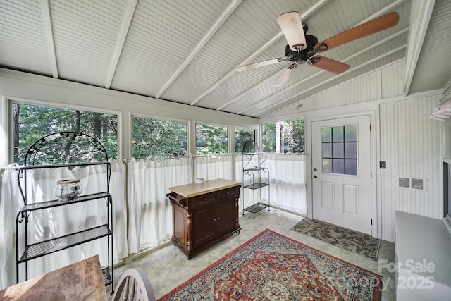 1003 Cranberry Cir, Fort Mill, SC 29715 - sunroom / solarium featuring a ceiling fan and healthy amount of natural light