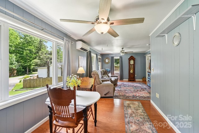 19 Lockman Rd, Maggie Valley, NC 28751 - sunroom featuring a wall mounted air conditioner and healthy amount of natural light