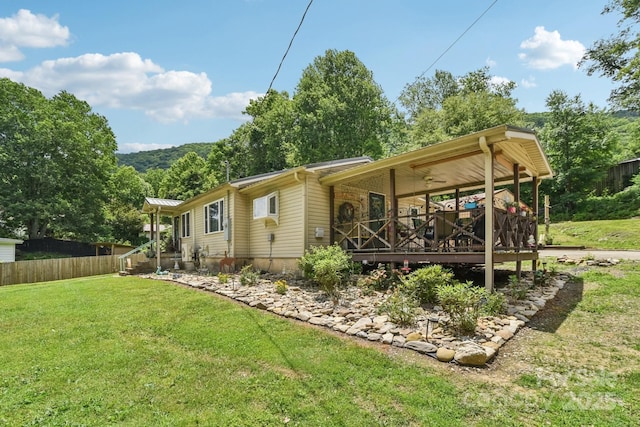 19 Lockman Rd, Maggie Valley, NC 28751 - rear view of property
