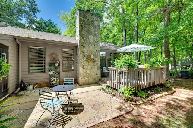 353 Tall Oaks Trl, Fort Mill, SC 29715 - view of patio / terrace featuring a wooden deck