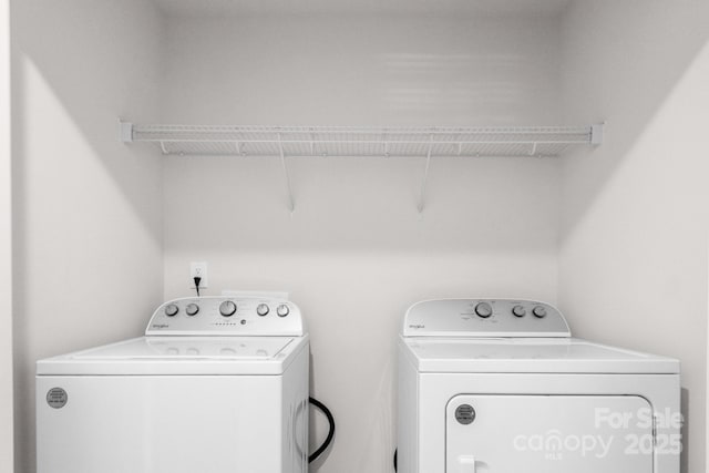 1022 Jeffery Dean Ct, Albemarle, NC 28001 - washroom featuring washer and clothes dryer