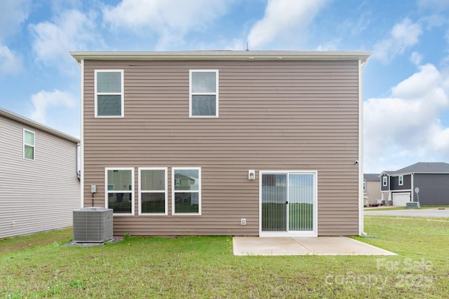 1022 Jeffery Dean Ct, Albemarle, NC 28001 - back of house with a patio area and a yard