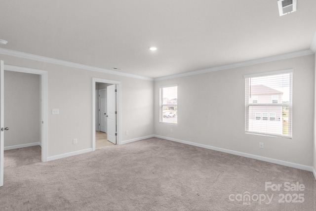 1022 Jeffery Dean Ct, Albemarle, NC 28001 - unfurnished bedroom featuring crown molding and light colored carpet