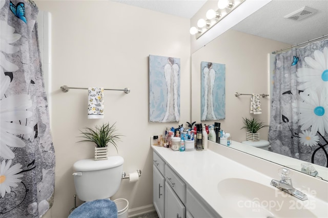 2490 Hawk Ridge Dr, Gastonia, NC 28056 - bathroom with vanity and a shower with shower curtain