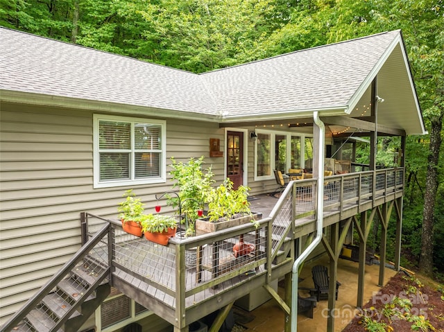21 Fern Haven Ln, Fairview, NC 28730 - deck with a patio and outdoor dining area