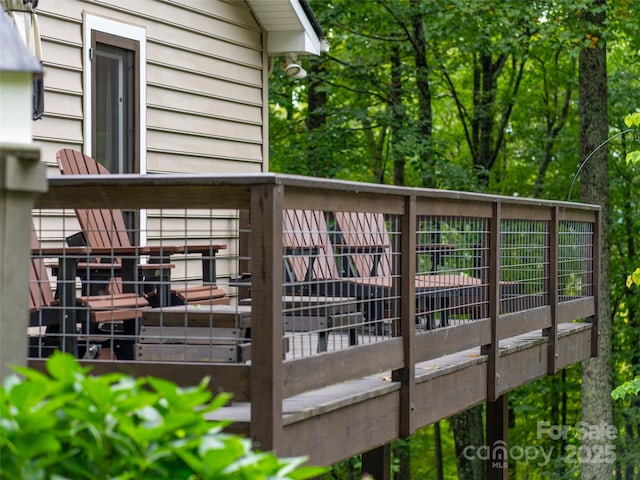 21 Fern Haven Ln, Fairview, NC 28730 - view of wooden terrace