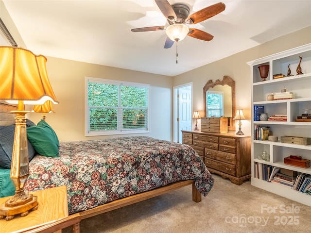 21 Fern Haven Ln, Fairview, NC 28730 - bedroom featuring carpet flooring and a ceiling fan