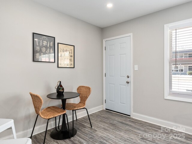 2000 Patio Ct Unit 101, 105, 125, Charlotte, NC 28205 - dining space featuring wood finished floors
