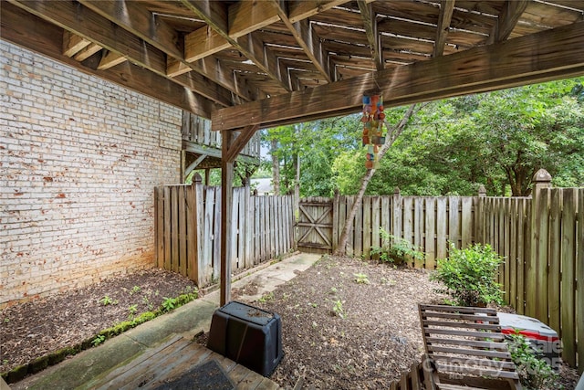 3500 Colony Rd Unit B, Charlotte, NC 28211 - fenced backyard with a gate