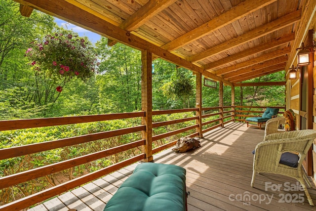 1980 Old Murray Rd, Mars Hill, NC 28754 - view of deck