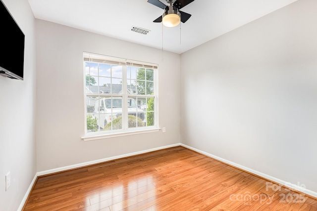 409 Lexie Ln, Rock Hill, SC 29732 - unfurnished room featuring ceiling fan and light wood-style floors