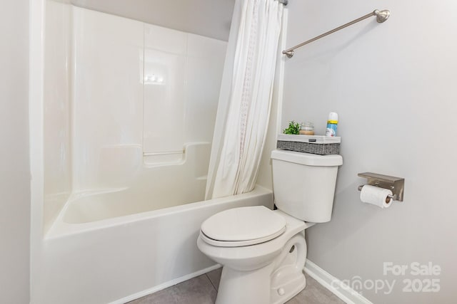 409 Lexie Ln, Rock Hill, SC 29732 - full bathroom featuring shower / bath combination with curtain and tile patterned flooring