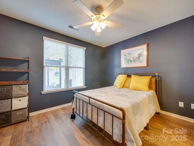120 Prairie View Ct, Belmont, NC 28012 - bedroom featuring light wood finished floors and a ceiling fan