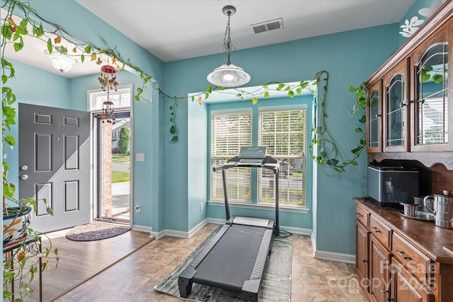 1498 Burrell Ave NW, Concord, NC 28027 - workout room featuring baseboards