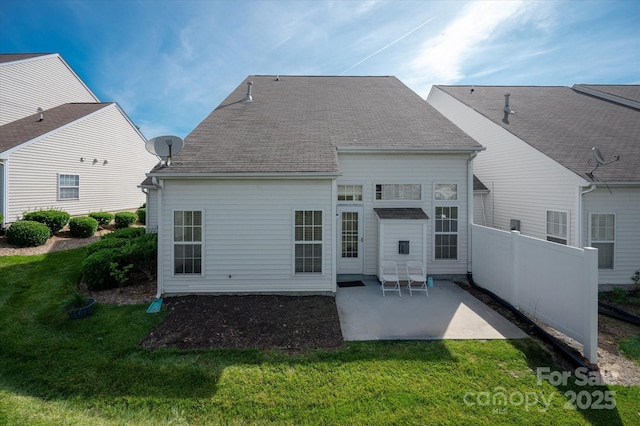1498 Burrell Ave NW, Concord, NC 28027 - back of house featuring a patio area and a shingled roof