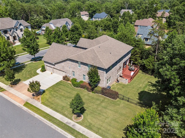 16547 Bastille Dr, Charlotte, NC 28278 - aerial perspective of suburban area