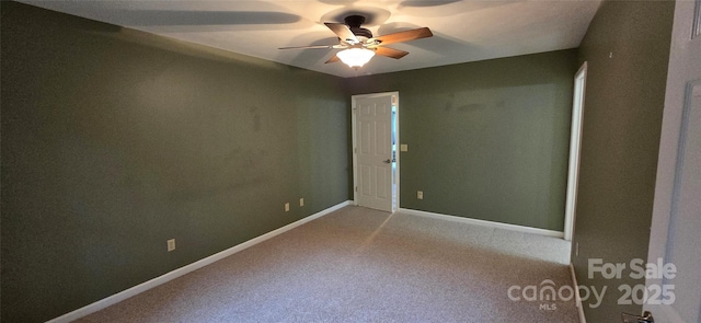 221 Flat Branch Trl, Mill Spring, NC 28756 - unfurnished room with ceiling fan and carpet flooring