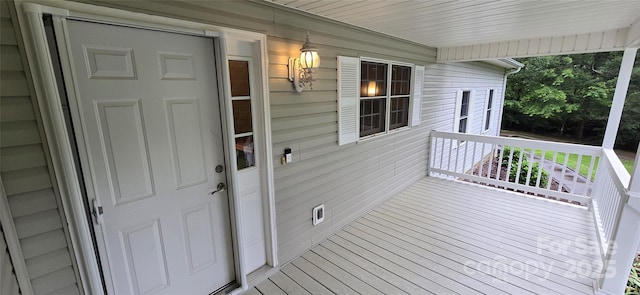 221 Flat Branch Trl, Mill Spring, NC 28756 - view of wooden terrace