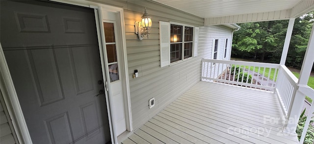 221 Flat Branch Trl, Mill Spring, NC 28756 - view of deck