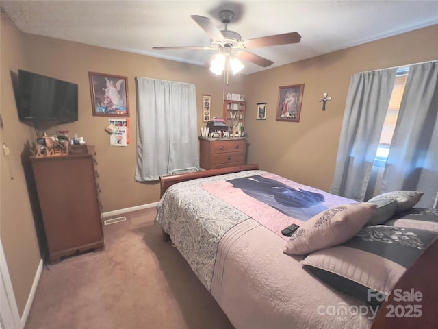803 Bannon Pl, Lenoir, NC 28645 - bedroom featuring carpet and a ceiling fan